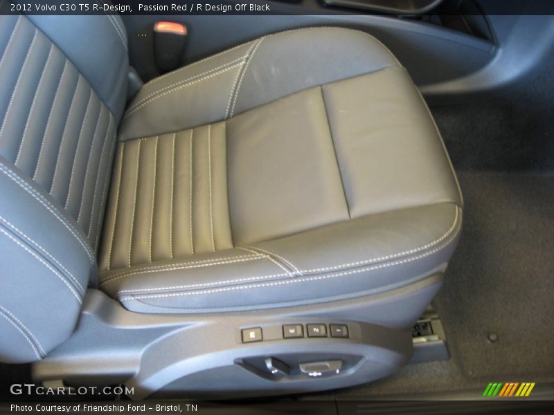 Front Seat of 2012 C30 T5 R-Design