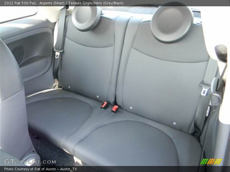 Argento (Silver) / Tessuto Grigio/Nero (Grey/Black) 2012 Fiat 500 Pop