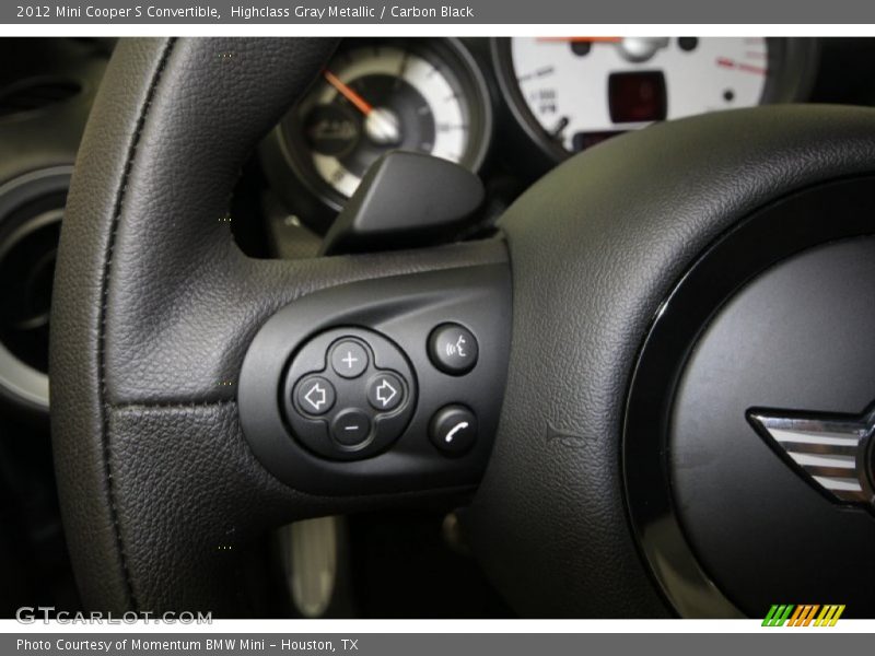 Highclass Gray Metallic / Carbon Black 2012 Mini Cooper S Convertible