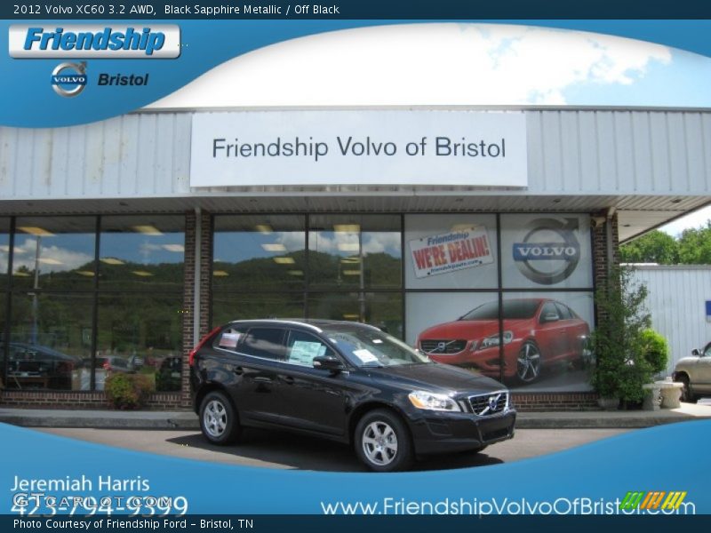 Black Sapphire Metallic / Off Black 2012 Volvo XC60 3.2 AWD
