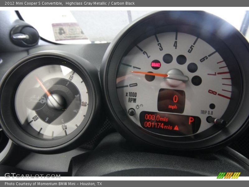 Highclass Gray Metallic / Carbon Black 2012 Mini Cooper S Convertible