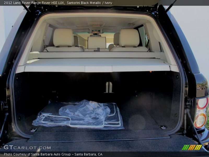 Santorini Black Metallic / Ivory 2012 Land Rover Range Rover HSE LUX