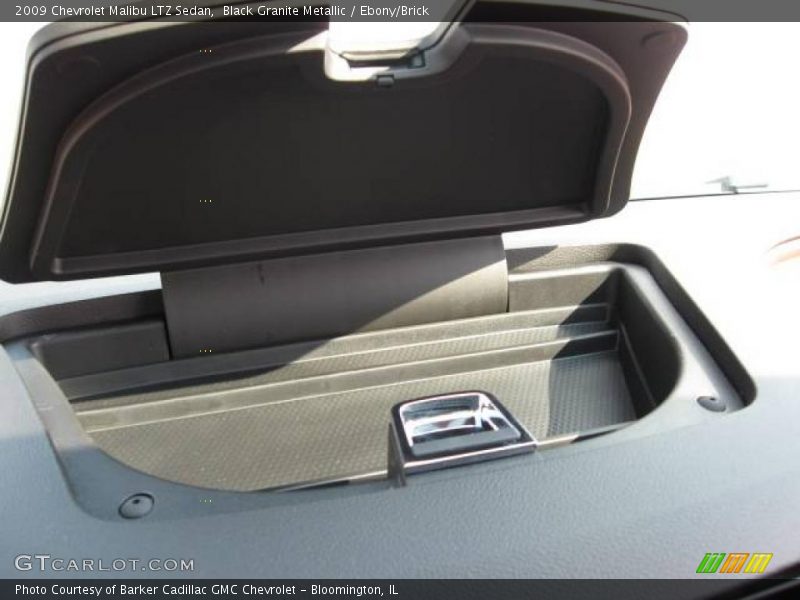 Black Granite Metallic / Ebony/Brick 2009 Chevrolet Malibu LTZ Sedan