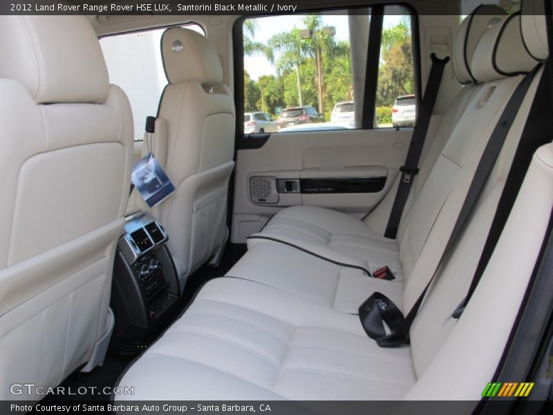 Santorini Black Metallic / Ivory 2012 Land Rover Range Rover HSE LUX