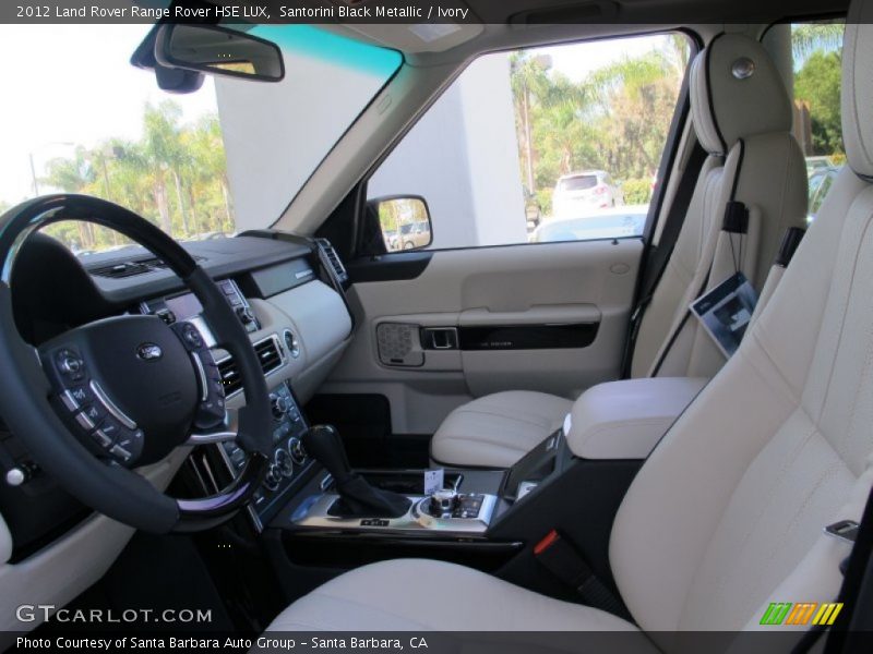 Santorini Black Metallic / Ivory 2012 Land Rover Range Rover HSE LUX