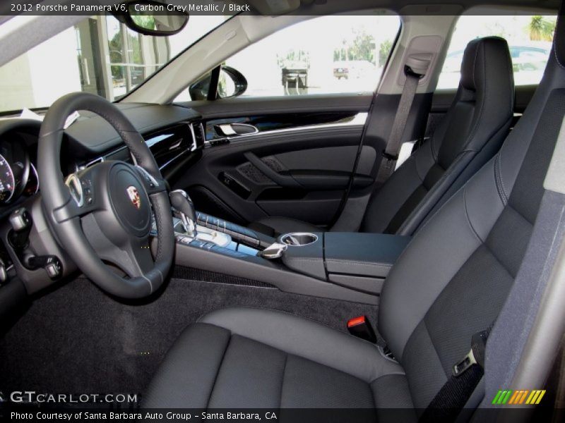 Carbon Grey Metallic / Black 2012 Porsche Panamera V6