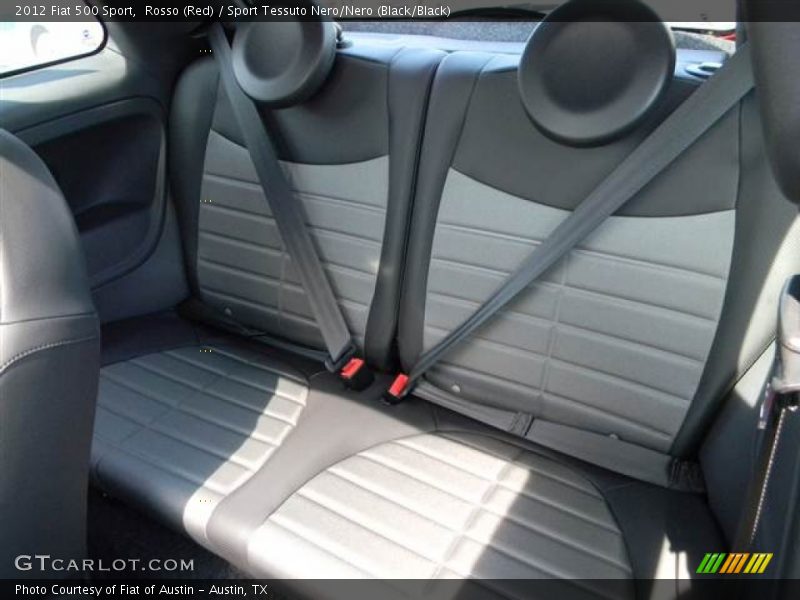 Rosso (Red) / Sport Tessuto Nero/Nero (Black/Black) 2012 Fiat 500 Sport