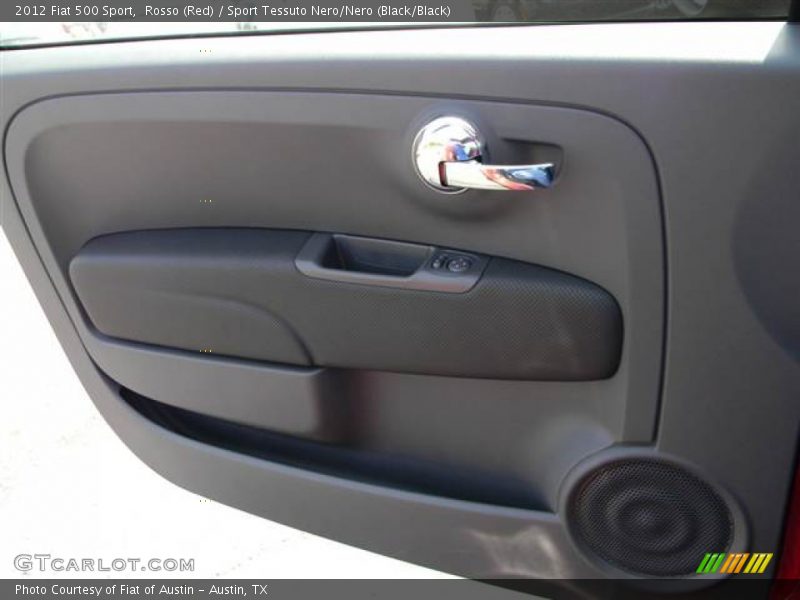 Rosso (Red) / Sport Tessuto Nero/Nero (Black/Black) 2012 Fiat 500 Sport