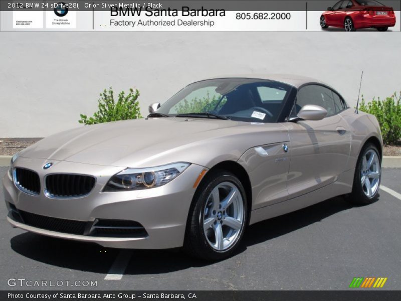 Orion Silver Metallic / Black 2012 BMW Z4 sDrive28i