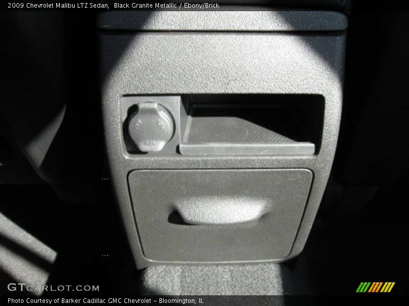Black Granite Metallic / Ebony/Brick 2009 Chevrolet Malibu LTZ Sedan