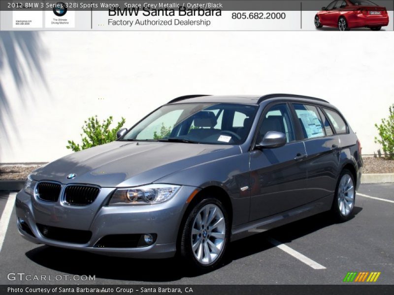 Space Grey Metallic / Oyster/Black 2012 BMW 3 Series 328i Sports Wagon