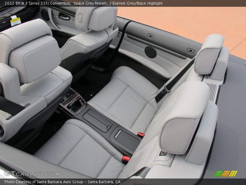 Space Grey Metallic / Everest Grey/Black Highlight 2012 BMW 3 Series 335i Convertible