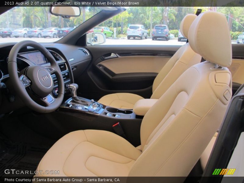  2013 A5 2.0T quattro Cabriolet Velvet Beige/Moor Brown Interior