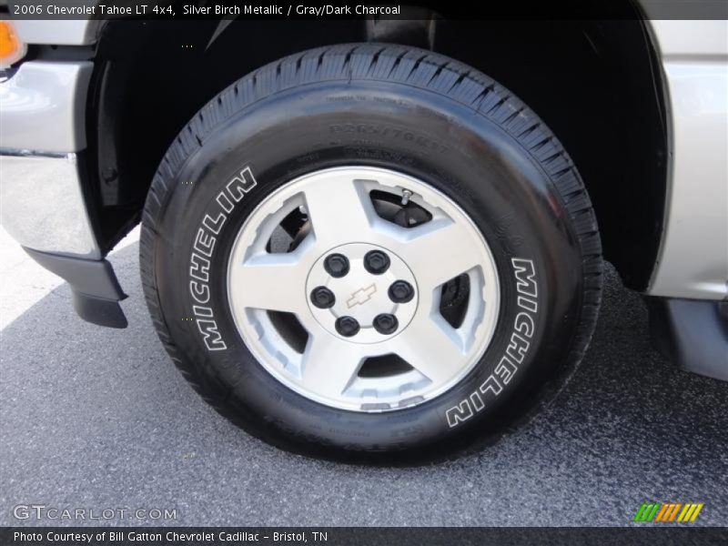 Silver Birch Metallic / Gray/Dark Charcoal 2006 Chevrolet Tahoe LT 4x4