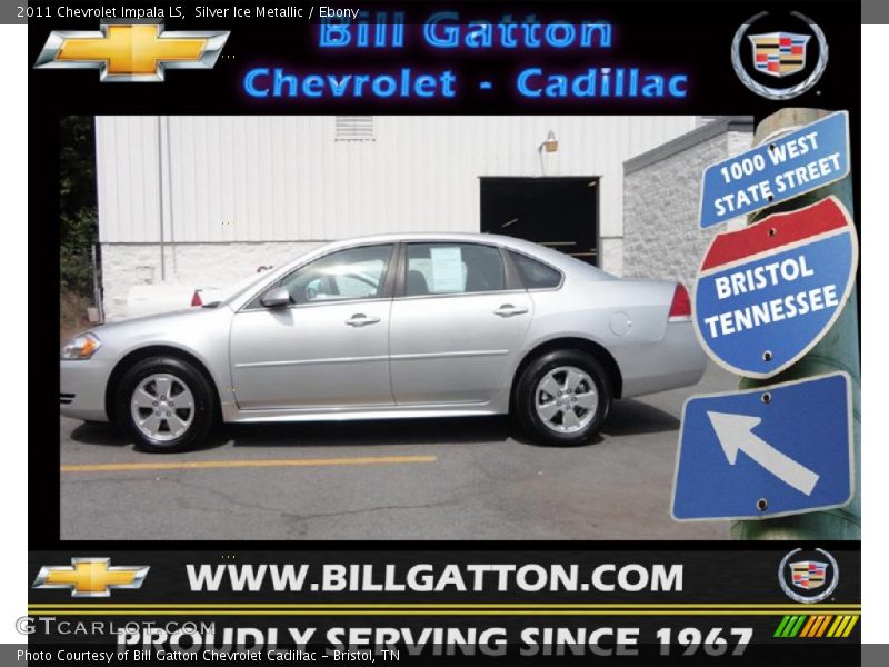 Silver Ice Metallic / Ebony 2011 Chevrolet Impala LS