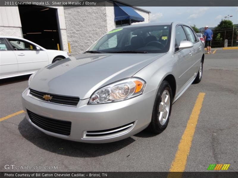 Silver Ice Metallic / Ebony 2011 Chevrolet Impala LS