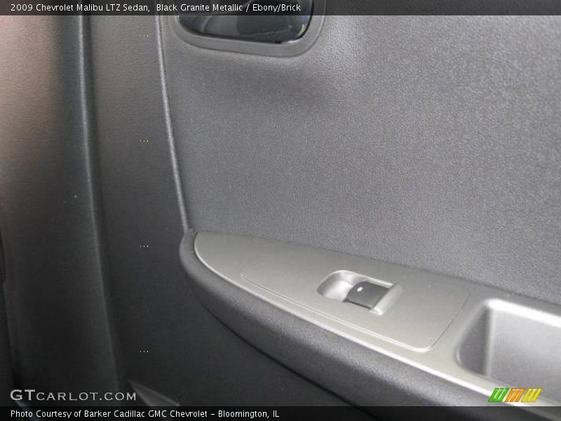 Black Granite Metallic / Ebony/Brick 2009 Chevrolet Malibu LTZ Sedan