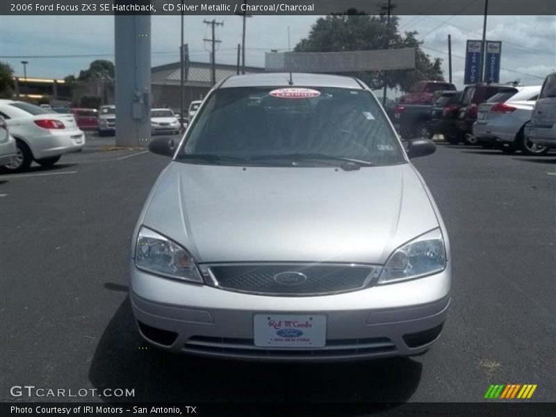 CD Silver Metallic / Charcoal/Charcoal 2006 Ford Focus ZX3 SE Hatchback