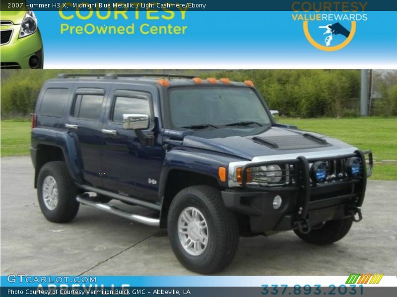 Midnight Blue Metallic / Light Cashmere/Ebony 2007 Hummer H3 X