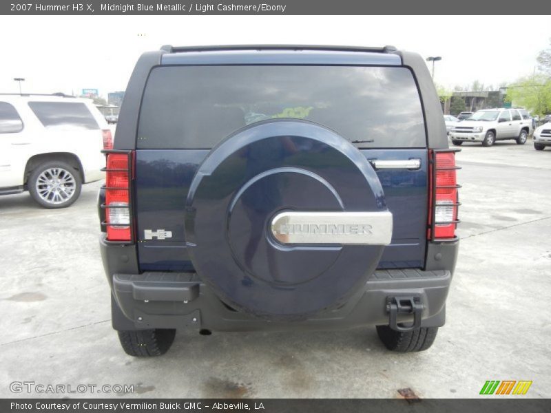 Midnight Blue Metallic / Light Cashmere/Ebony 2007 Hummer H3 X