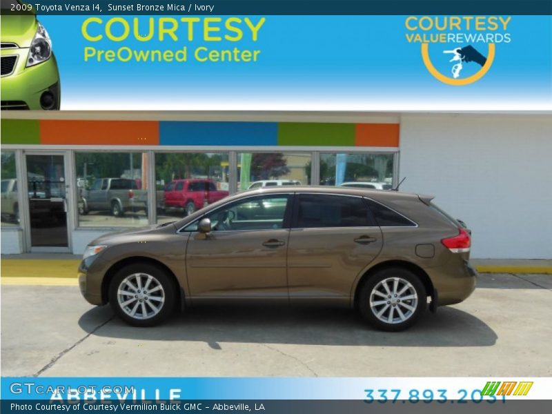 Sunset Bronze Mica / Ivory 2009 Toyota Venza I4