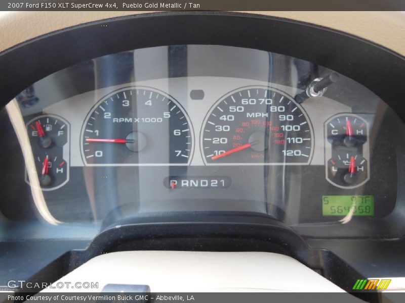 Pueblo Gold Metallic / Tan 2007 Ford F150 XLT SuperCrew 4x4