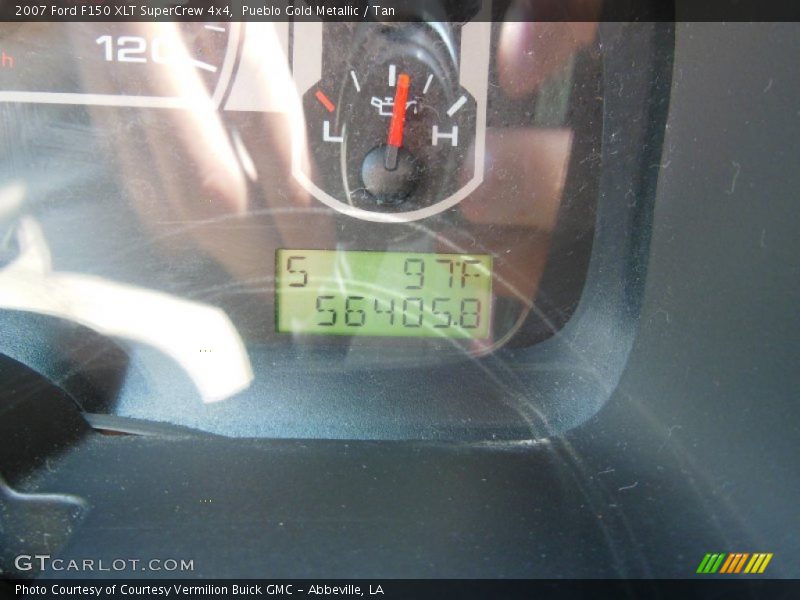 Pueblo Gold Metallic / Tan 2007 Ford F150 XLT SuperCrew 4x4