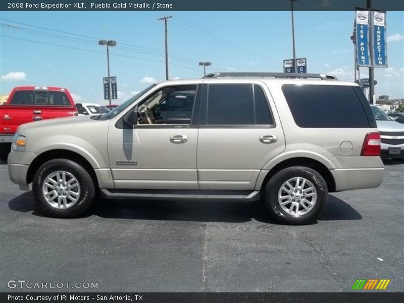 Pueblo Gold Metallic / Stone 2008 Ford Expedition XLT