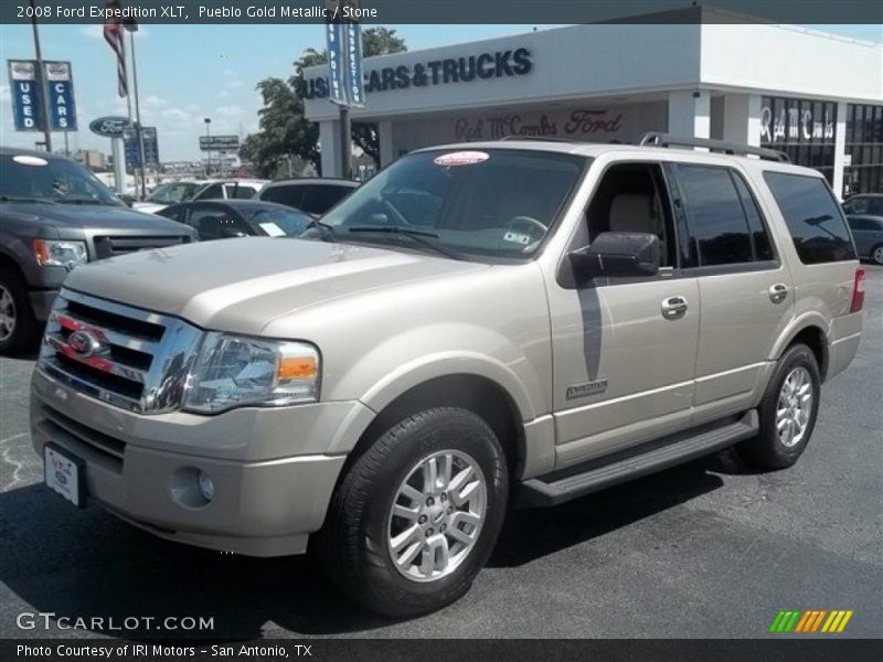 Pueblo Gold Metallic / Stone 2008 Ford Expedition XLT