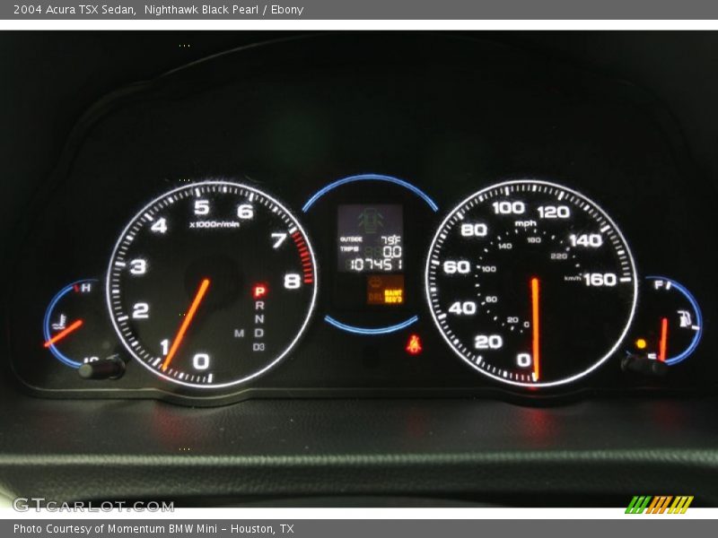 Nighthawk Black Pearl / Ebony 2004 Acura TSX Sedan