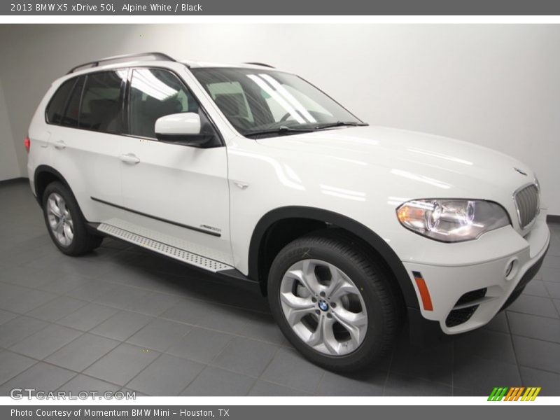 Alpine White / Black 2013 BMW X5 xDrive 50i