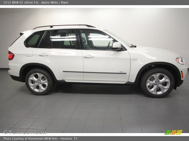 Alpine White / Black 2013 BMW X5 xDrive 50i