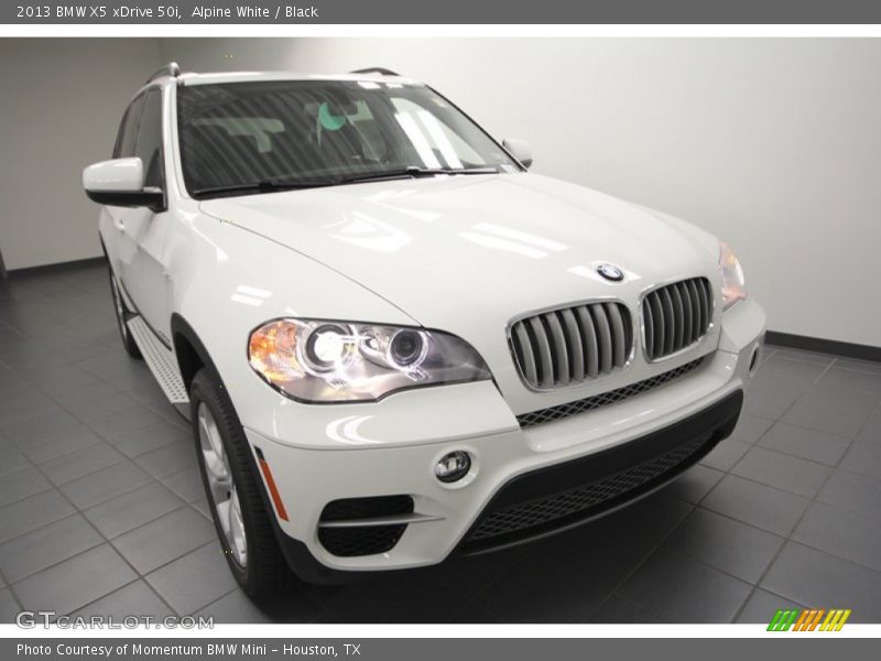 Alpine White / Black 2013 BMW X5 xDrive 50i