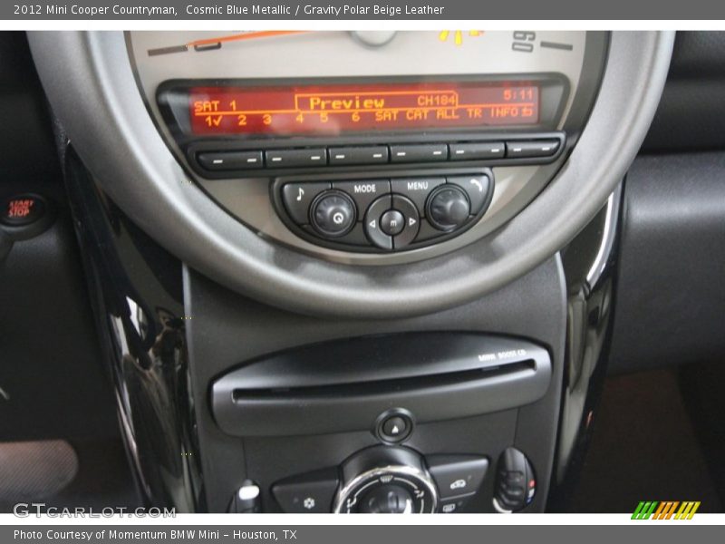 Cosmic Blue Metallic / Gravity Polar Beige Leather 2012 Mini Cooper Countryman