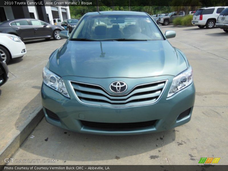 Aloe Green Metallic / Bisque 2010 Toyota Camry LE