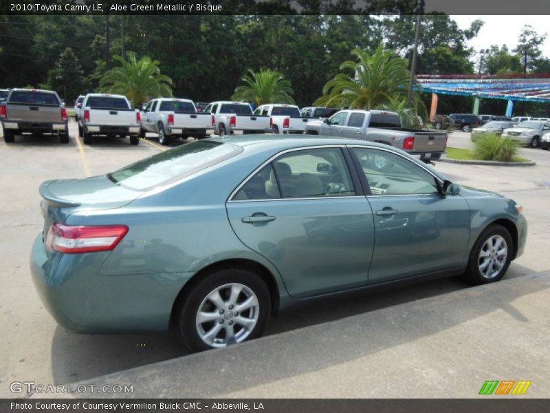 Aloe Green Metallic / Bisque 2010 Toyota Camry LE