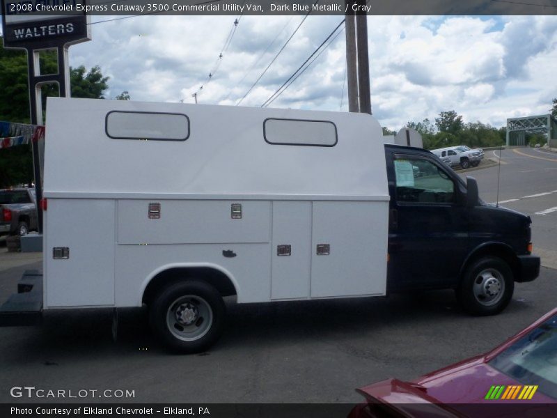 Dark Blue Metallic / Gray 2008 Chevrolet Express Cutaway 3500 Commercial Utility Van