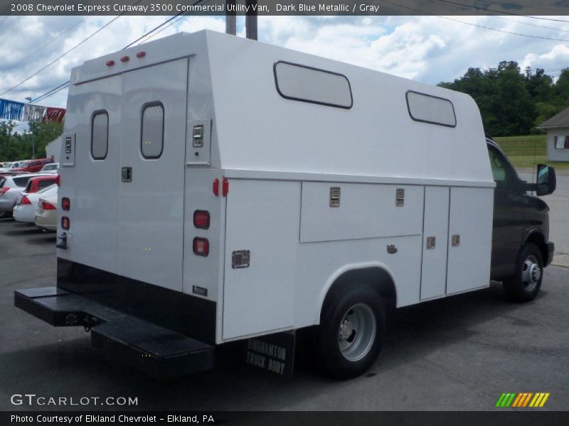 Dark Blue Metallic / Gray 2008 Chevrolet Express Cutaway 3500 Commercial Utility Van