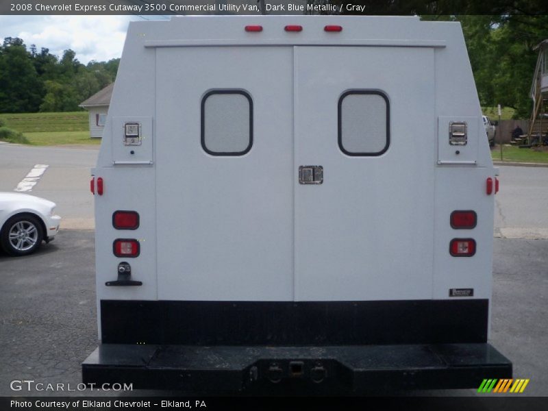Dark Blue Metallic / Gray 2008 Chevrolet Express Cutaway 3500 Commercial Utility Van
