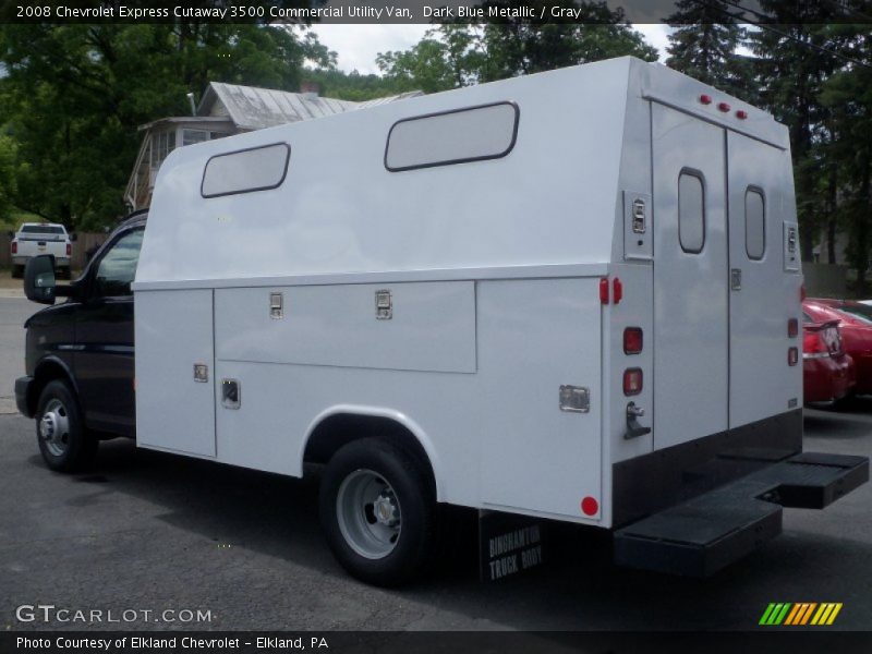 Dark Blue Metallic / Gray 2008 Chevrolet Express Cutaway 3500 Commercial Utility Van