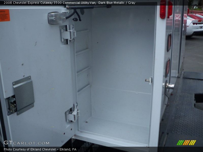 Dark Blue Metallic / Gray 2008 Chevrolet Express Cutaway 3500 Commercial Utility Van