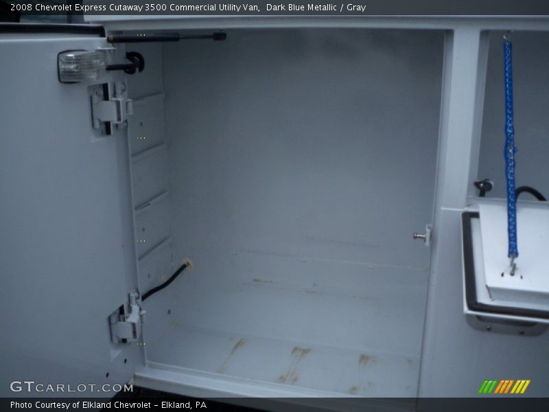 Dark Blue Metallic / Gray 2008 Chevrolet Express Cutaway 3500 Commercial Utility Van