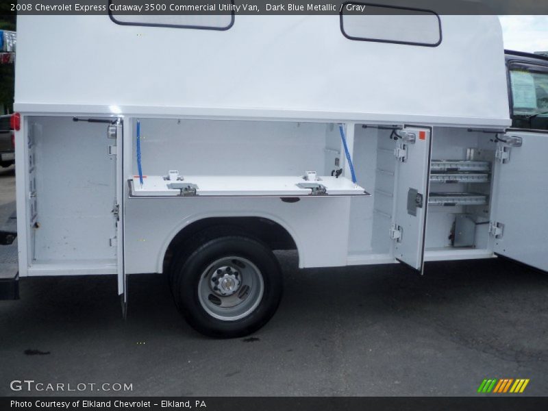 Dark Blue Metallic / Gray 2008 Chevrolet Express Cutaway 3500 Commercial Utility Van