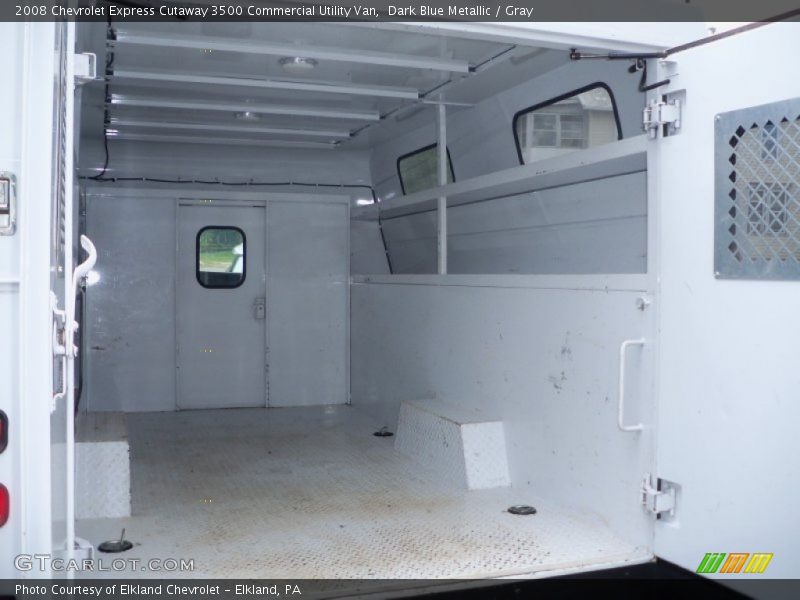 Dark Blue Metallic / Gray 2008 Chevrolet Express Cutaway 3500 Commercial Utility Van