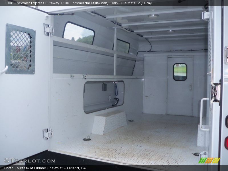 Dark Blue Metallic / Gray 2008 Chevrolet Express Cutaway 3500 Commercial Utility Van