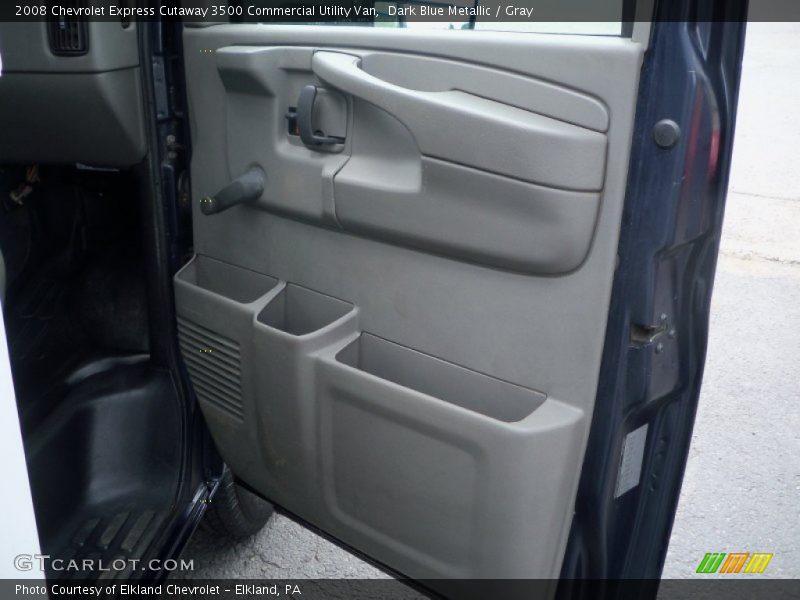 Dark Blue Metallic / Gray 2008 Chevrolet Express Cutaway 3500 Commercial Utility Van