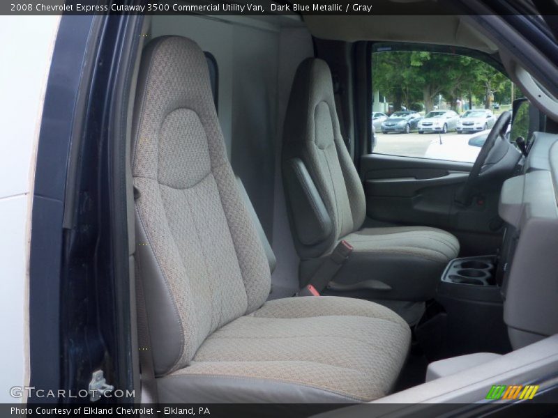 Dark Blue Metallic / Gray 2008 Chevrolet Express Cutaway 3500 Commercial Utility Van