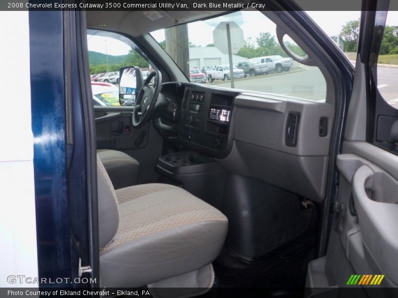 Dark Blue Metallic / Gray 2008 Chevrolet Express Cutaway 3500 Commercial Utility Van