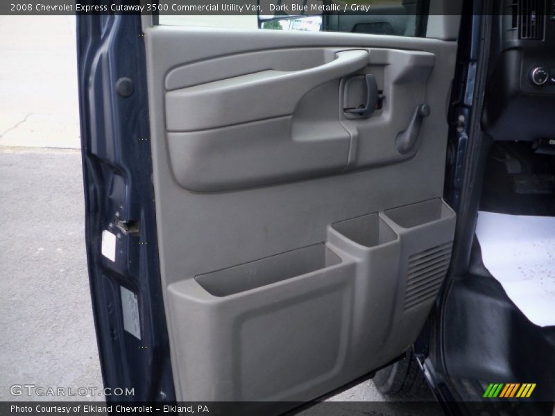 Dark Blue Metallic / Gray 2008 Chevrolet Express Cutaway 3500 Commercial Utility Van