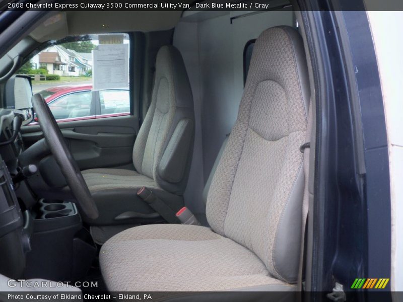 Dark Blue Metallic / Gray 2008 Chevrolet Express Cutaway 3500 Commercial Utility Van
